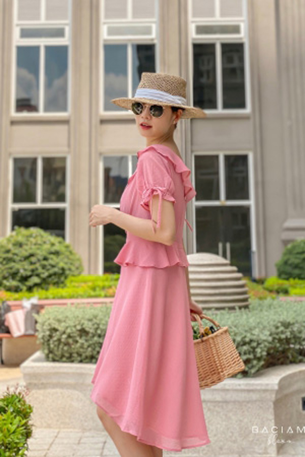 Bi Pink Dress - Hồng