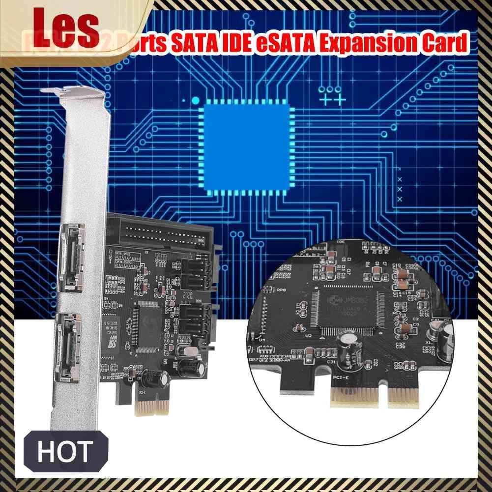 Card Mở Rộng PCI-E PCIe 2 Cổng SATA IDE eSATA JMB363