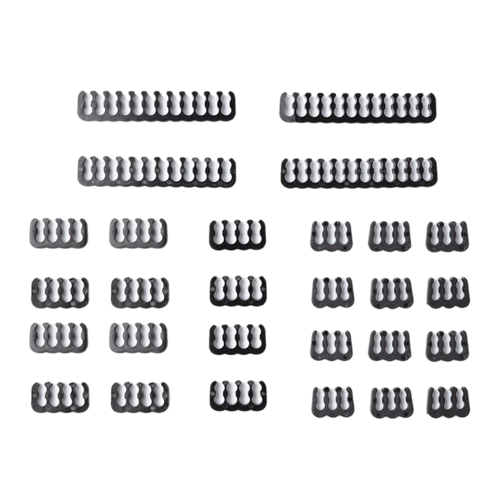 24 Pcs  GPU 6  Pin Motherboard 24 Pin for 3.0 to 3.6mm Clip Black