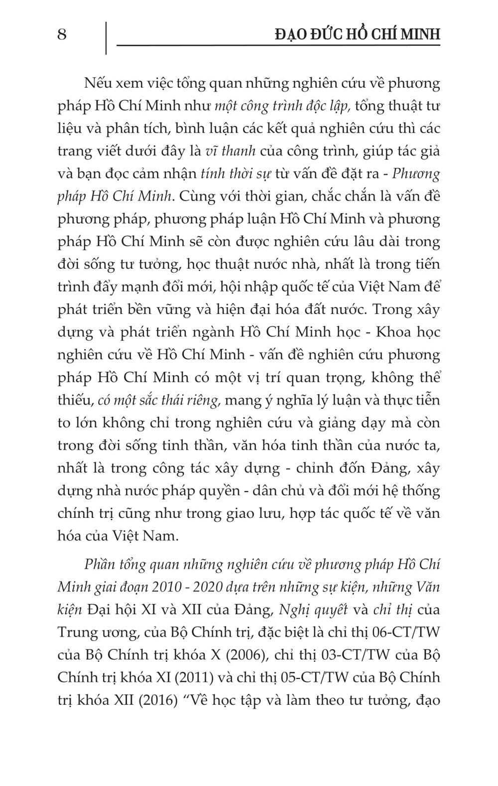 Đạo Đức Hồ Chí Minh - Sự Nhất Quán Giữa Tư Tưởng Và Hành Động