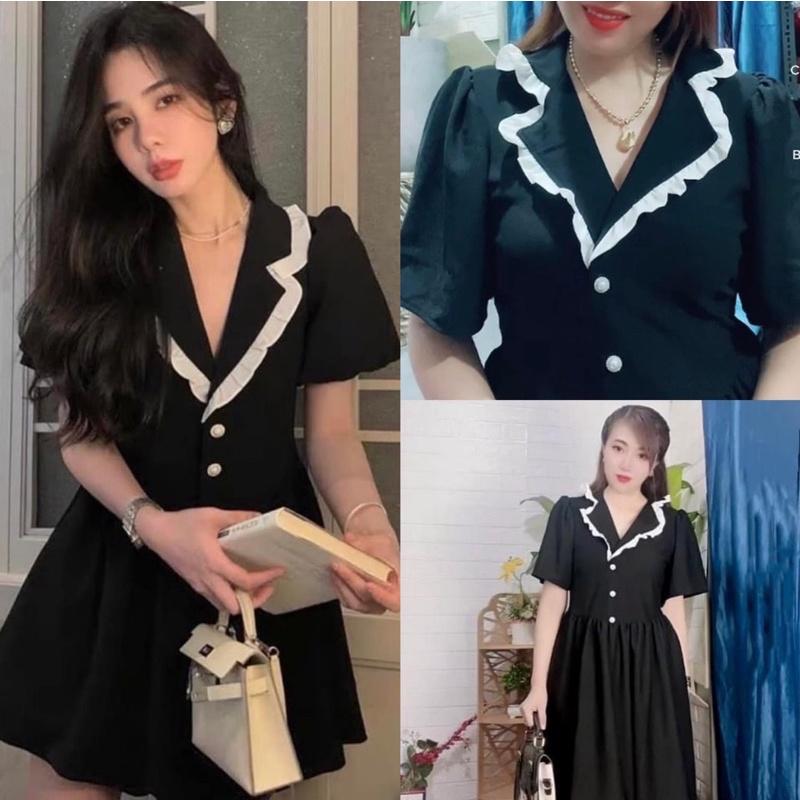 Đầm Vest bèo thời trang nữ big size công sở (60-90 ký