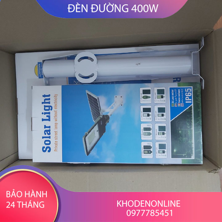 Đèn năng lượng mặt trời bàn chải 400W (GIÁ KHO)