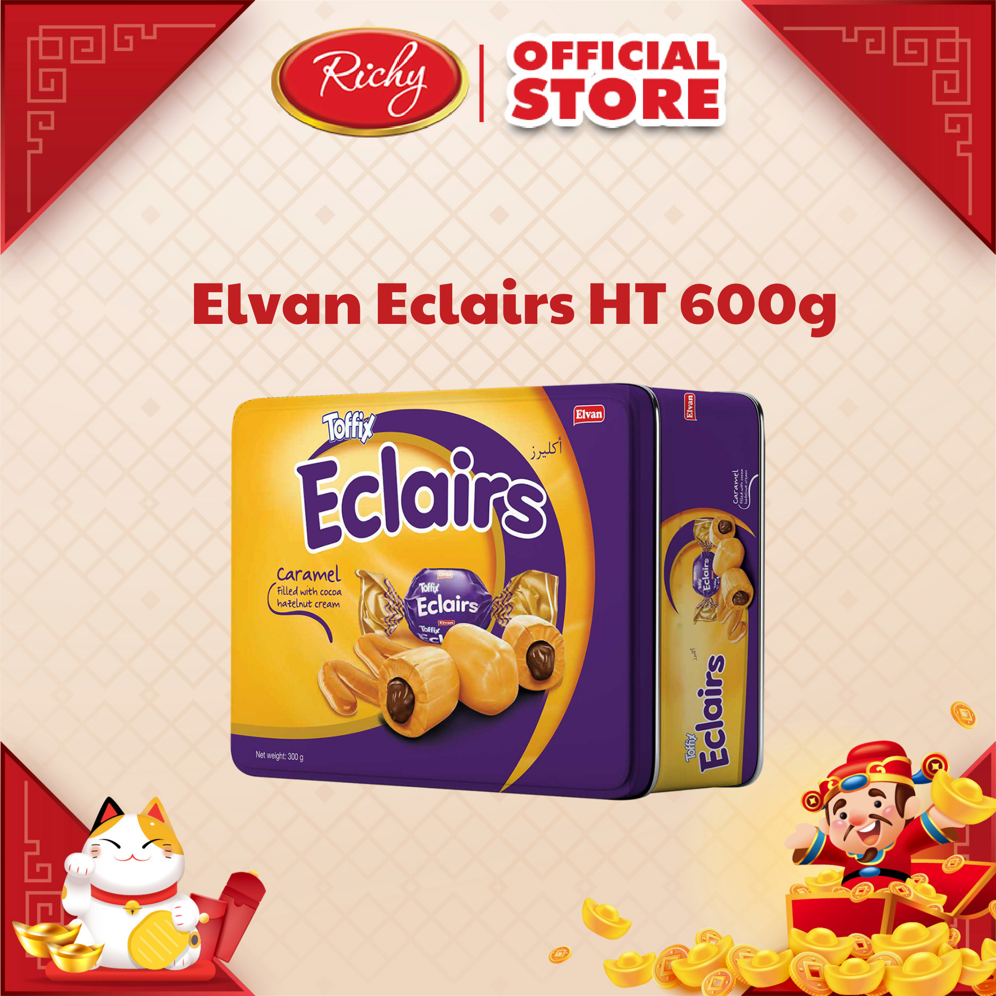 Kẹo Elvan Eclairs HT 600g