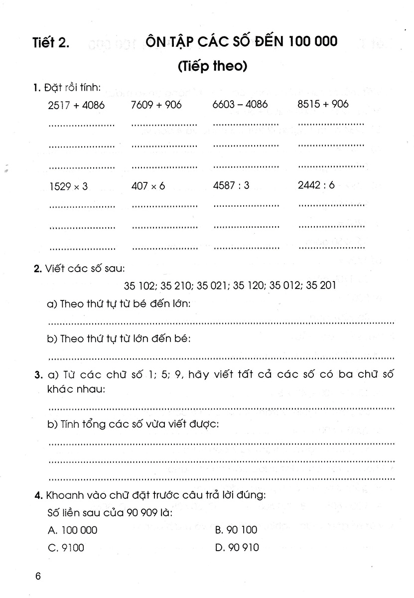 Vở Luyện Toán 4 Tập 1 (Dùng Chung Cho Các Bộ SGK Hiện Hành) _HA