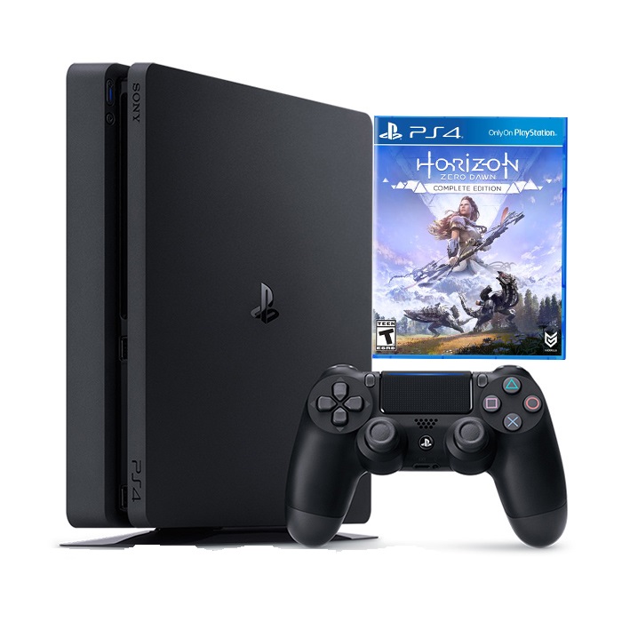 Bộ Máy Chơi Game Playstation 4 Slim Model 2218A (500GB) Kèm Đĩa Game Horizon Zero Dawn Complete Edition - Chính Hãng