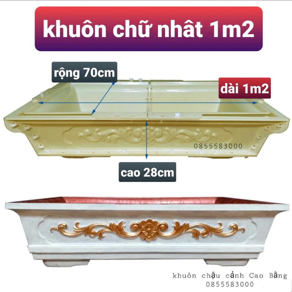 Khuôn đúc chậu cảnh chữ nhật 1m2