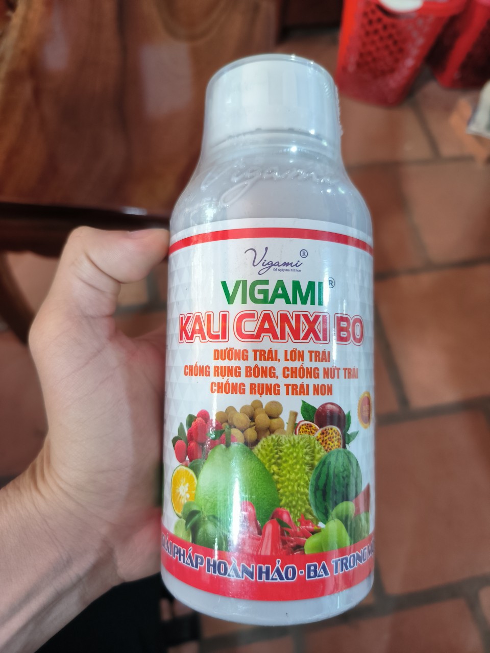 Phân bón Vigami Kali Canxi Bo 500ml - chuyên cây ăn trái