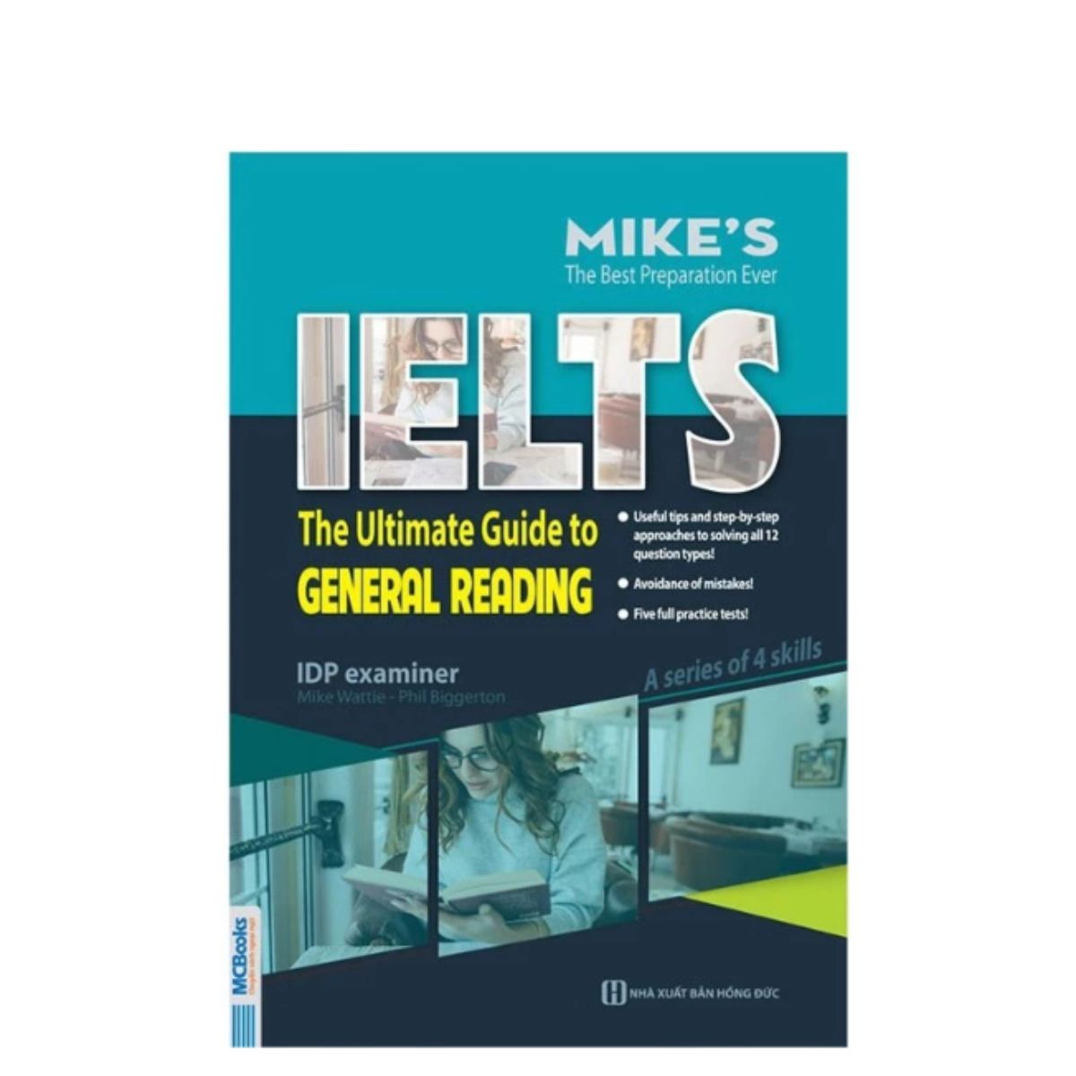 Sách - Combo Ielts Mike's (Writing, Reading, Speaking, Listening) - Học Kèm App Online