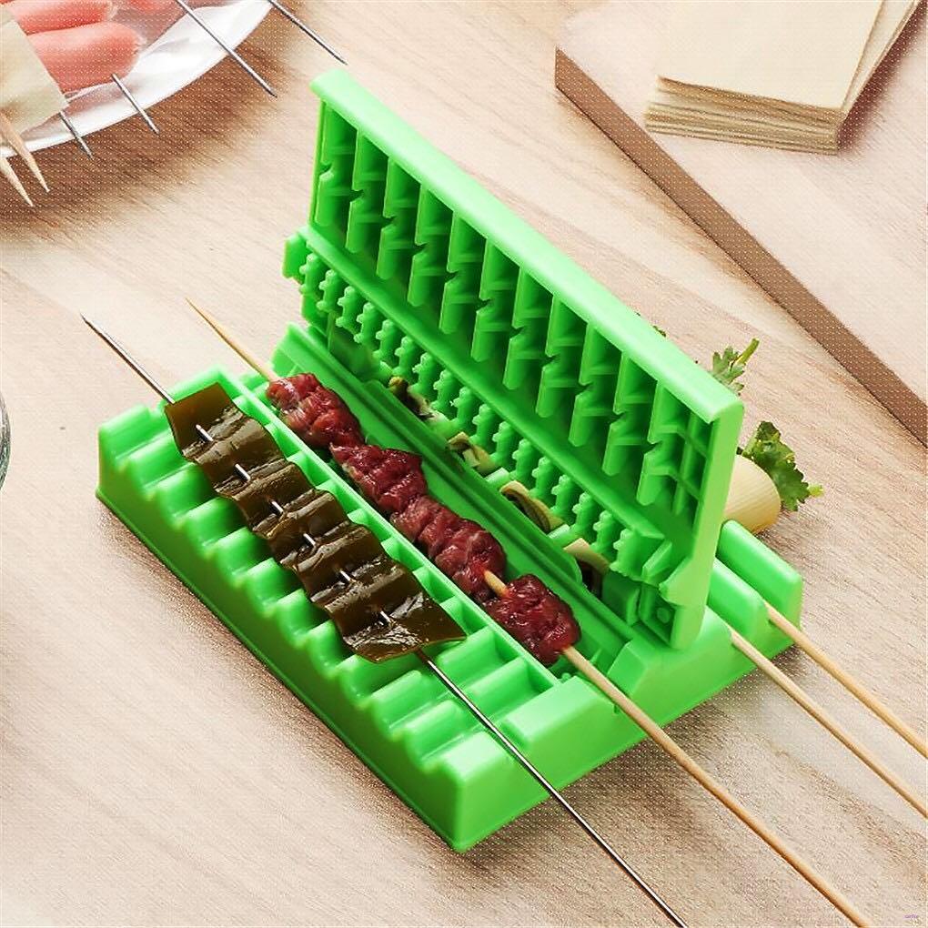 DỤNG CỤ KẸP LÀM THỊT XIÊN , XIÊN NƯỚNG CÁ VIÊN 3 TRONG 1 SIÊU NHANH SIÊU TIỆN LỢI