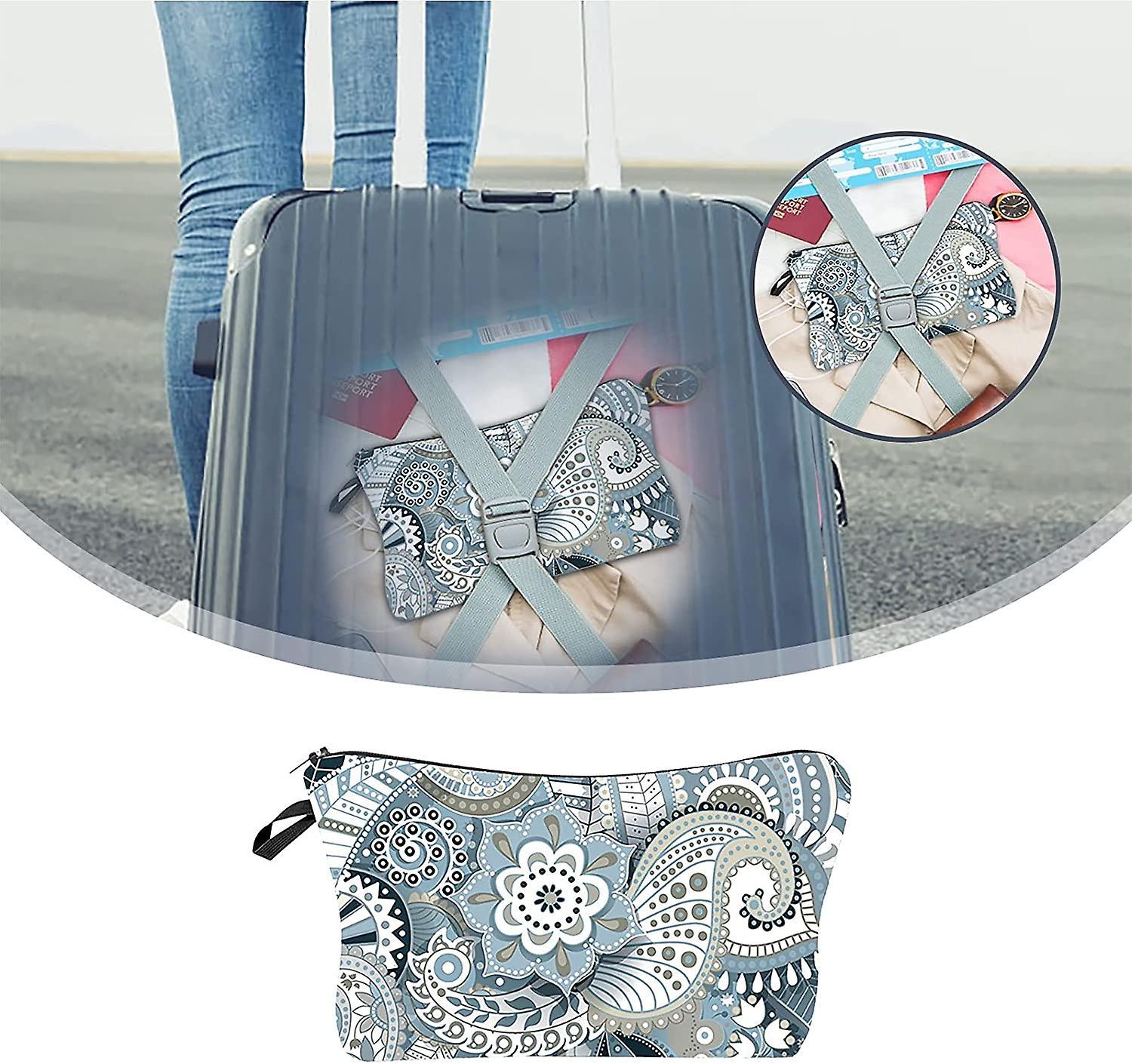 Túi mỹ phẩm đầy màu sắc cổ điển Túi trang điểm nhỏ Bộ dụng cụ nhà vệ sinh với dây kéo cho phụ nữ