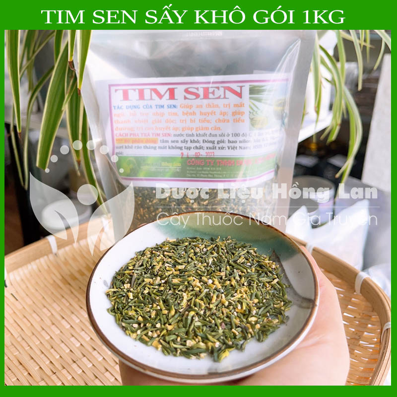 Tâm Sen  khô sạch đóng gói 1kg