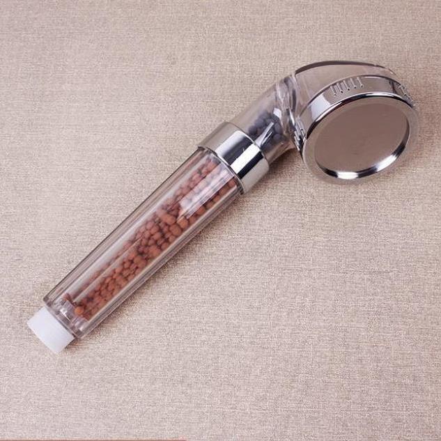 Vòi sen tăng áp loại to 7.7cm có hạt lọc nano - Tặng kèm dây 206802