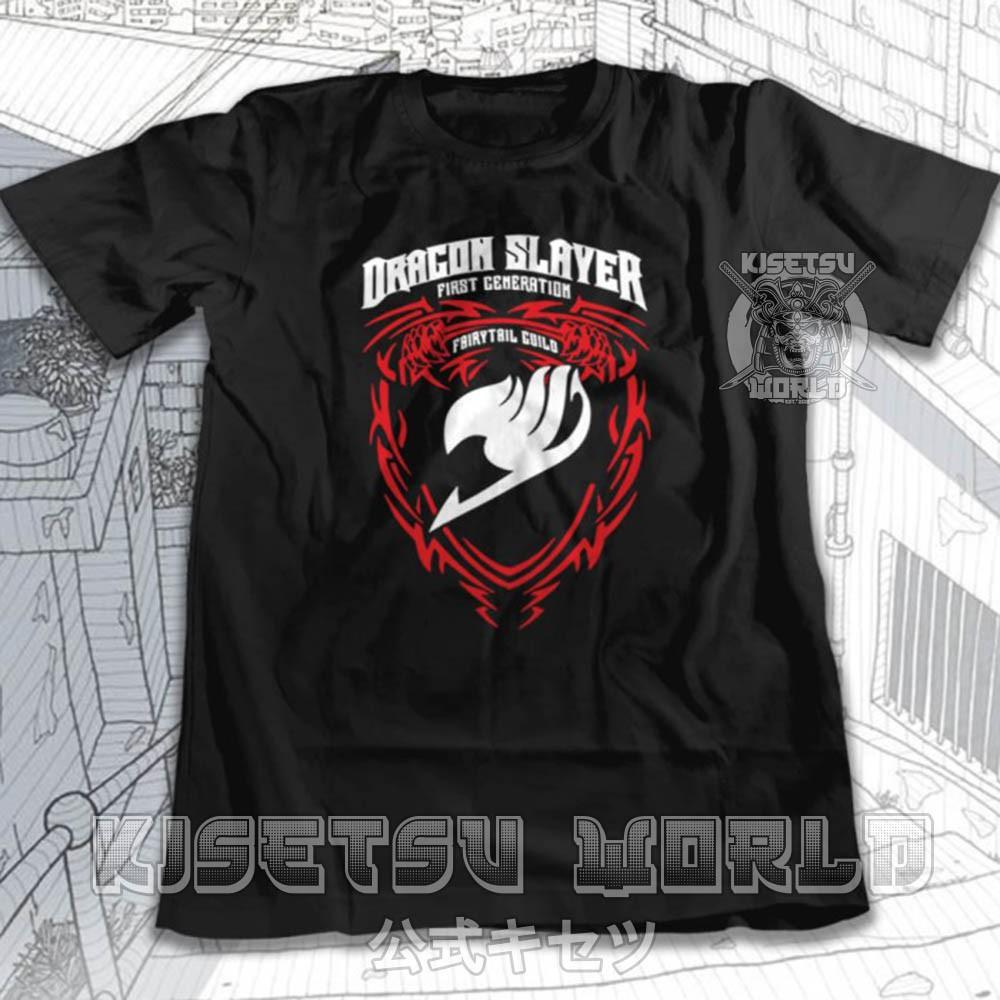 Áo thun FAIRY TAIL - DRAGON SLAYER Baju Distro Jepang Japanese Tshirt x 6058 Kisetsu