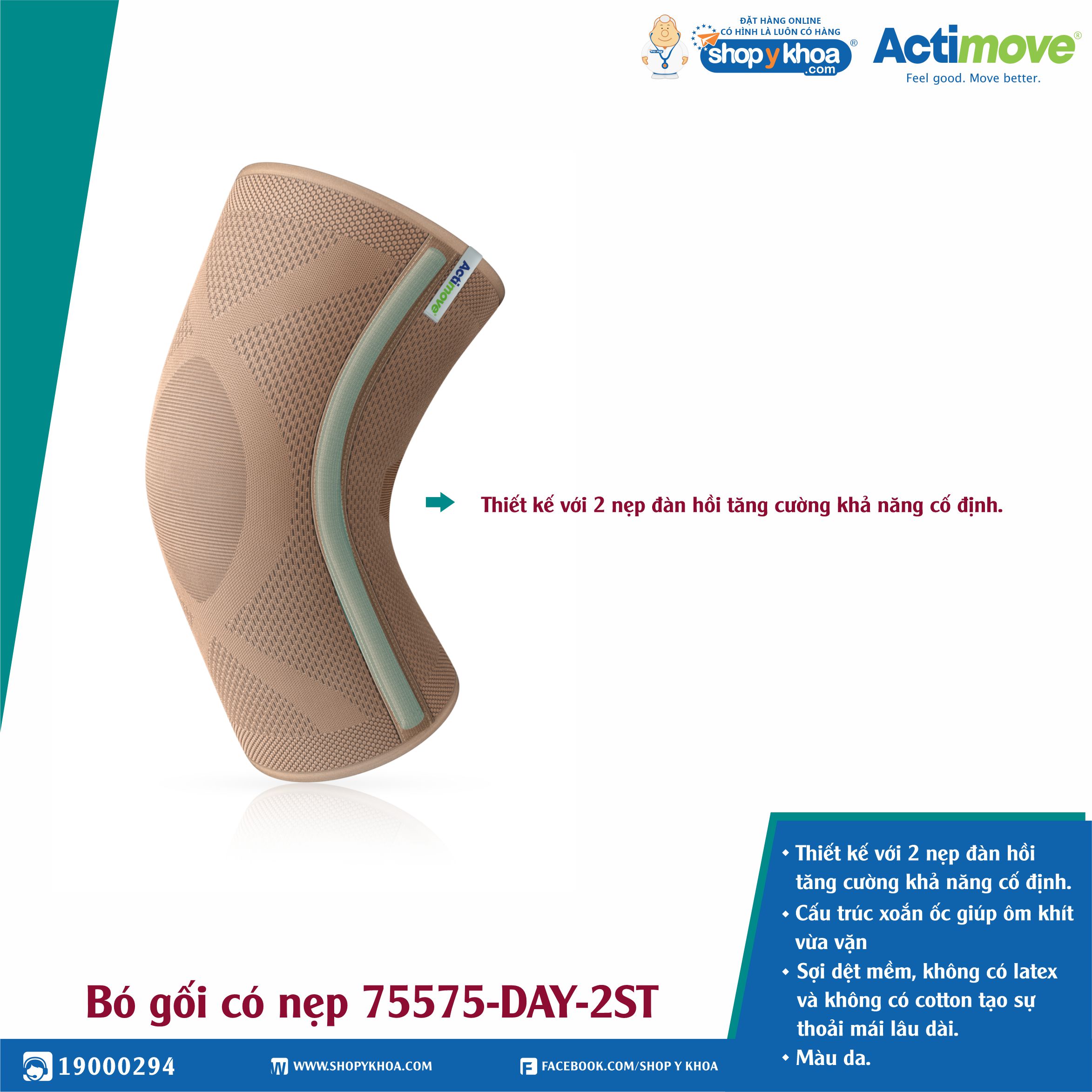 Bó gối có nẹp 75575-DAY-2ST Actimove Knee Support