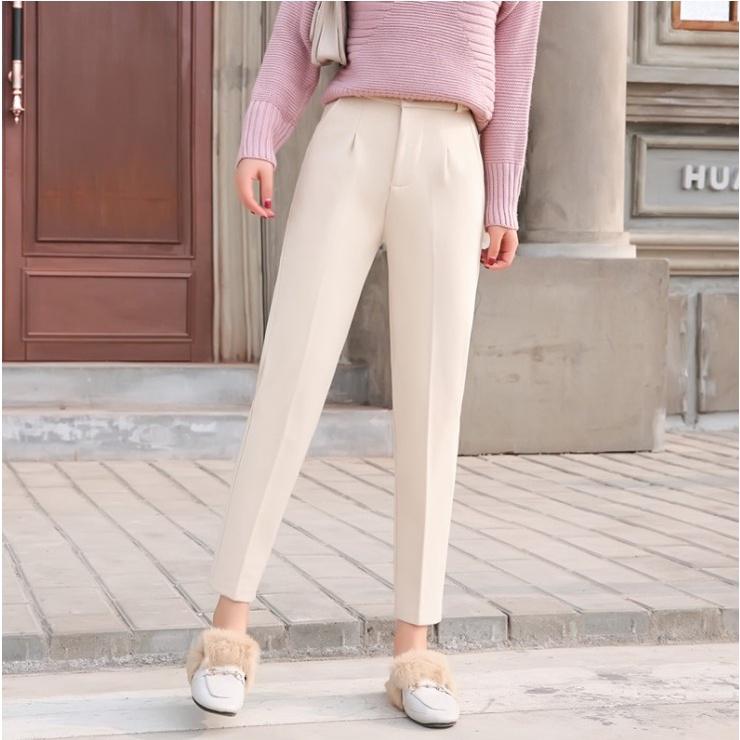 Quần baggy lưng chun sau, kiểu dáng đứng, chất vải tuyết mưa mềm mịn