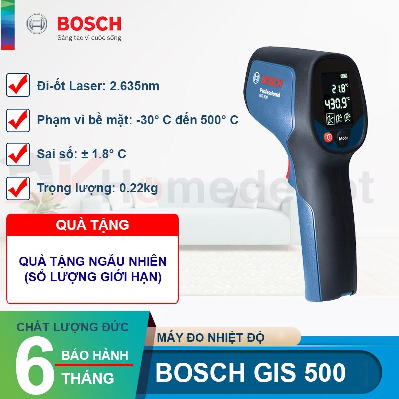 Máy đo nhiệt độ Bosch GIS 500