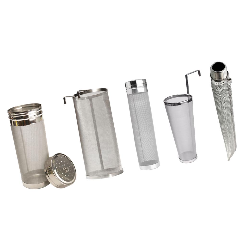 Brewing Hopper Basket, Stainless Steel 300 Micron Mesh – Home DIY Dry Hops Beer and Tea Kettle Brew Filter