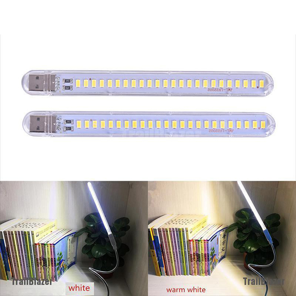 Đèn Led 24 Bóng Siêu Sáng Cắm Cổng Usb (Tặng 1 Móc Khóa Dây Da Pu Đính Đá Lấp Lánh Màu Ngẫu Nhiên)