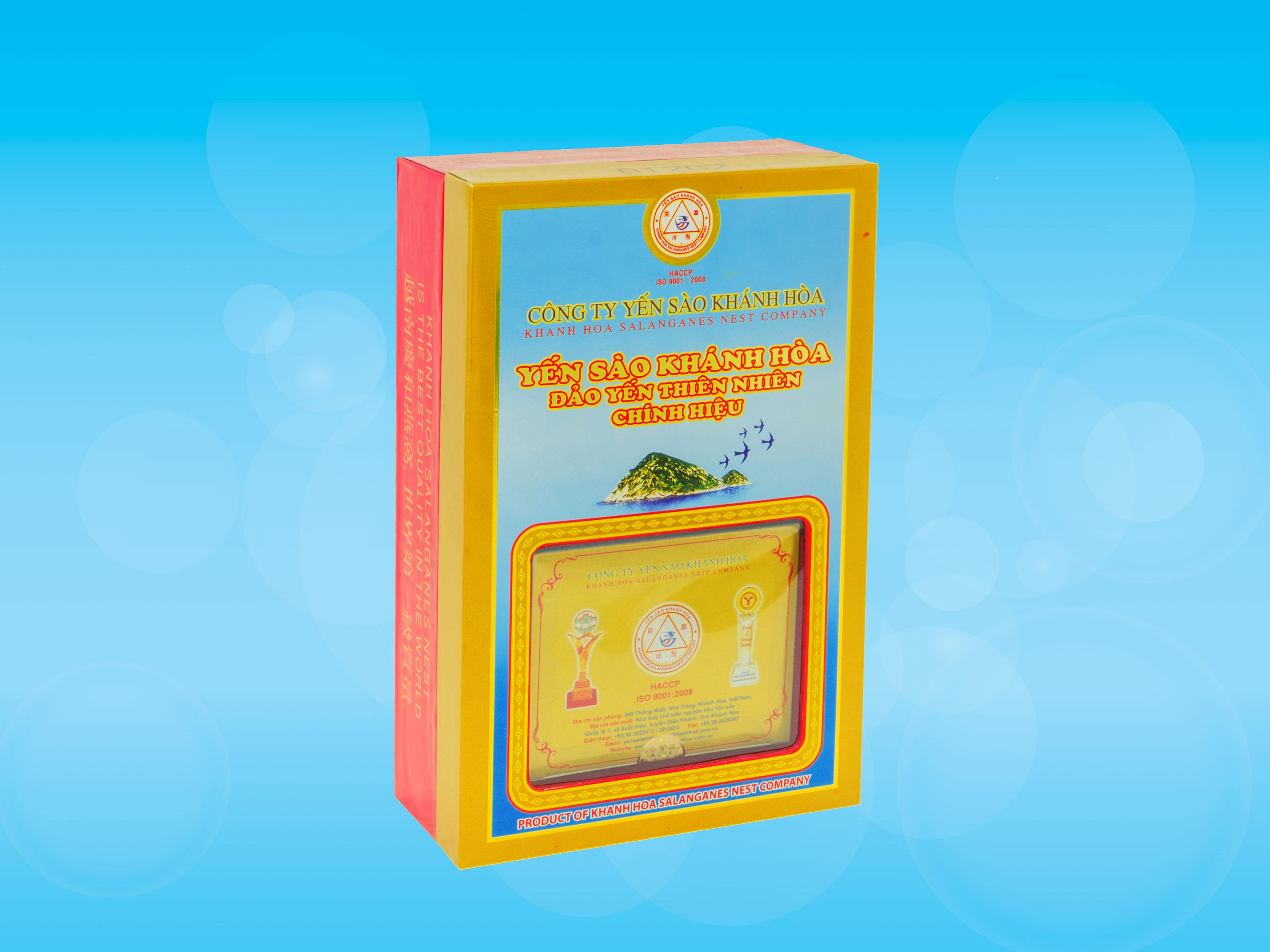 Yến sào đảo thiên nhiên Khánh Hòa tinh chế hộp quà tặng - 012G2