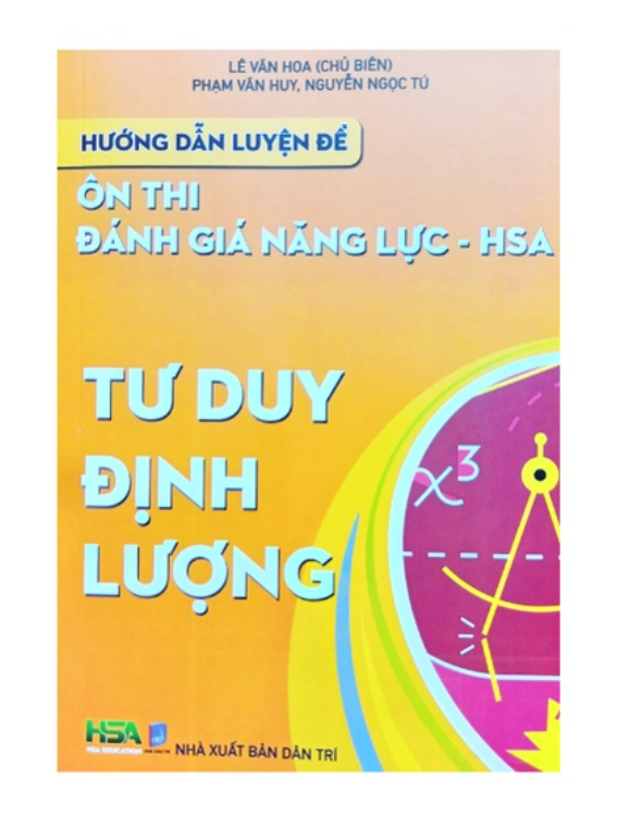 Sách - Hướng dẫn luyện đề ôn thi Đánh giá năng lực Tư duy định lượng