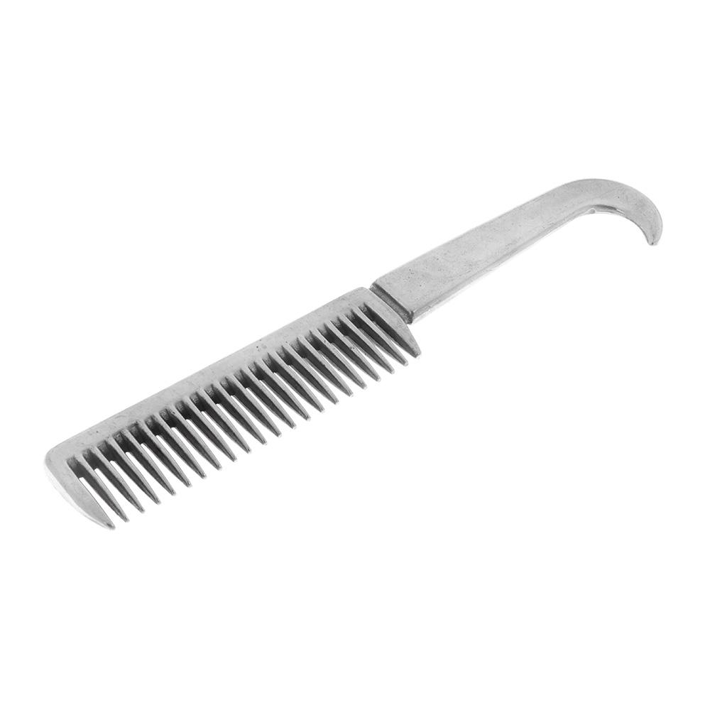 Durable Polished Horse Pony Grooming Comb Tool Currycomb Accessory