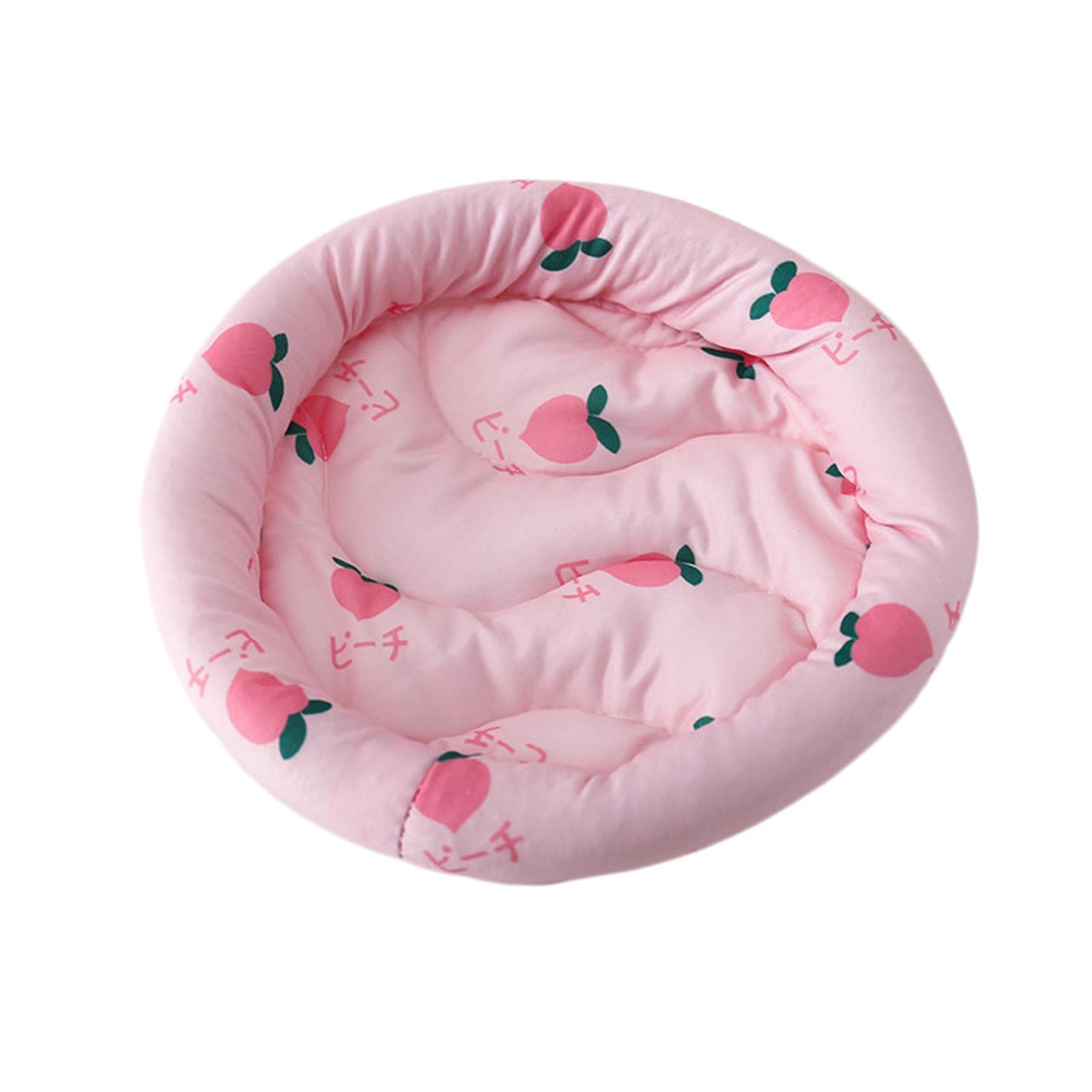 Small Pet Sleeping Pad Hamster Bed Pad Cushion Pad Small Pet Bed Mattres Round Rabbit Mat Guinea Pig Mat for Squirrel Ferret Hedgehog Chinchilla