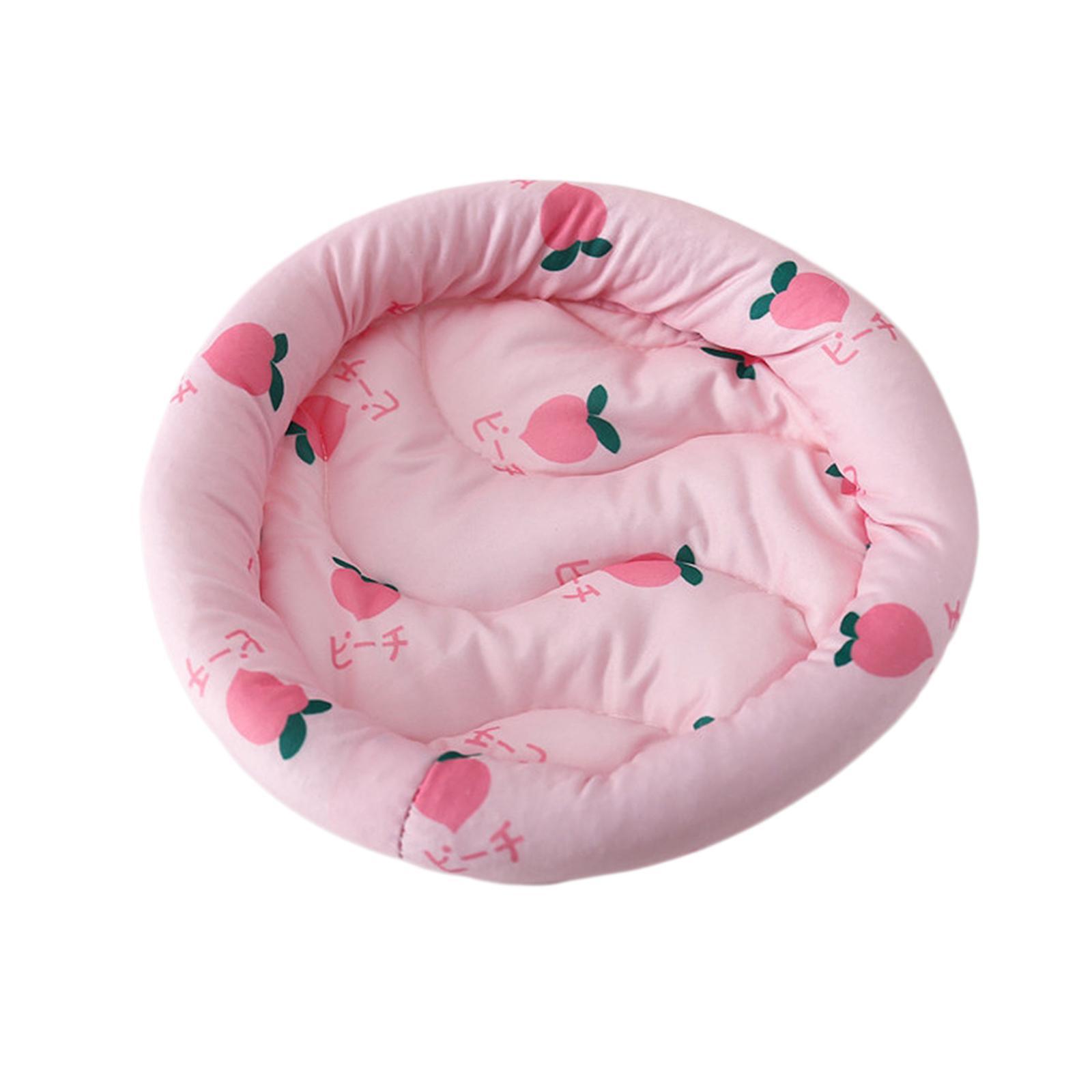 Small Animal Sleeping Bed Round Soft Guinea Pig Mat for Hedgehog Ferret Cats