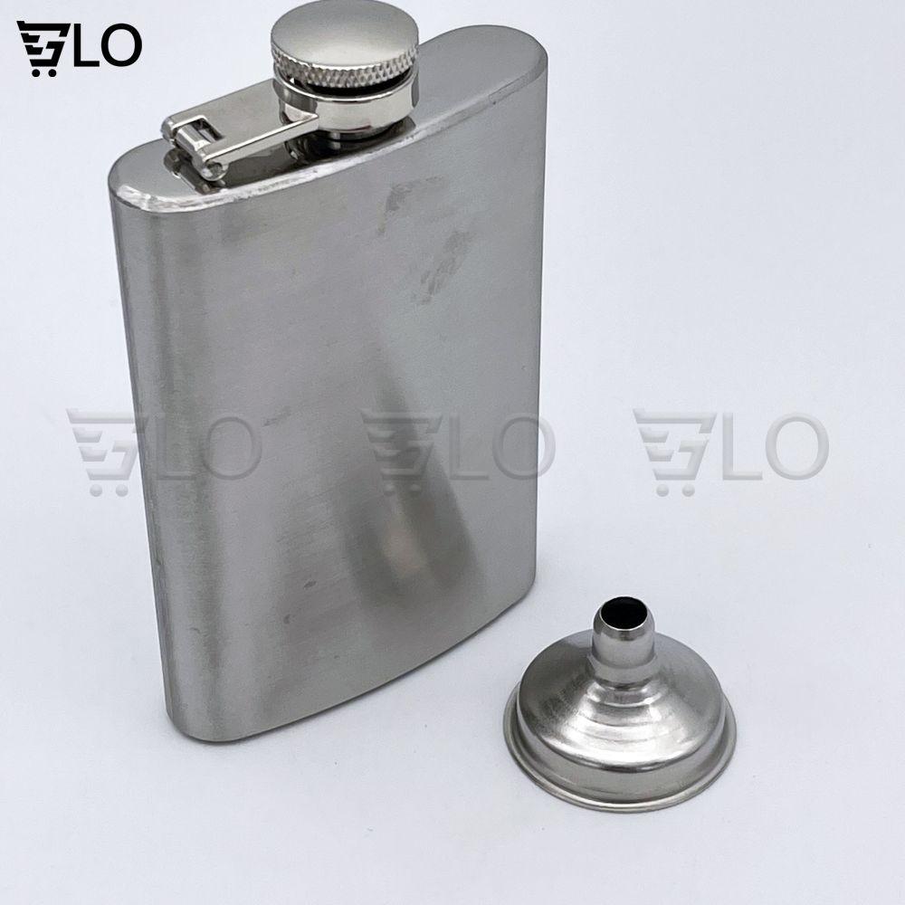 Bình Hip Flask Đựng Rượu Whisky Bằng Inox Dung Tích 4oz