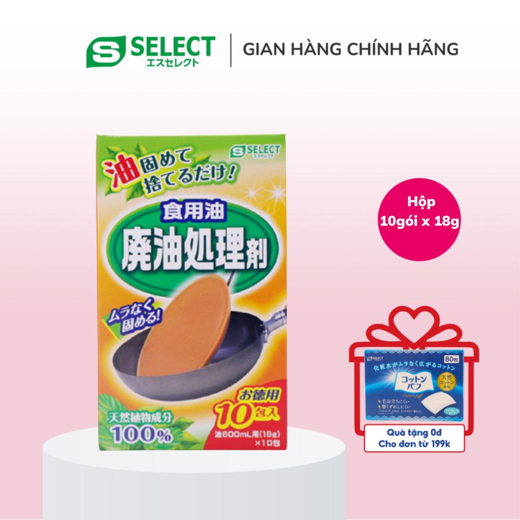 Bột Làm Đông Dầu Ăn Mỡ Thừa S Select Nhật Bản Bảo Vệ Môi Trường Chống Ô Nhiễm Nước Nghẽn Ống