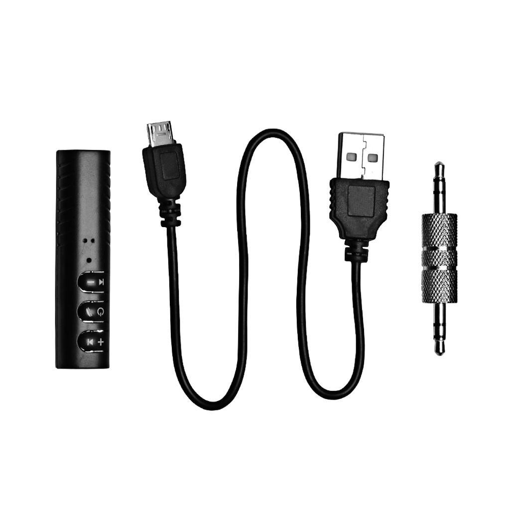 3.5mm Wireless Bluetooth Car Kit Stereo AUX Audio Music Receiver Adapter