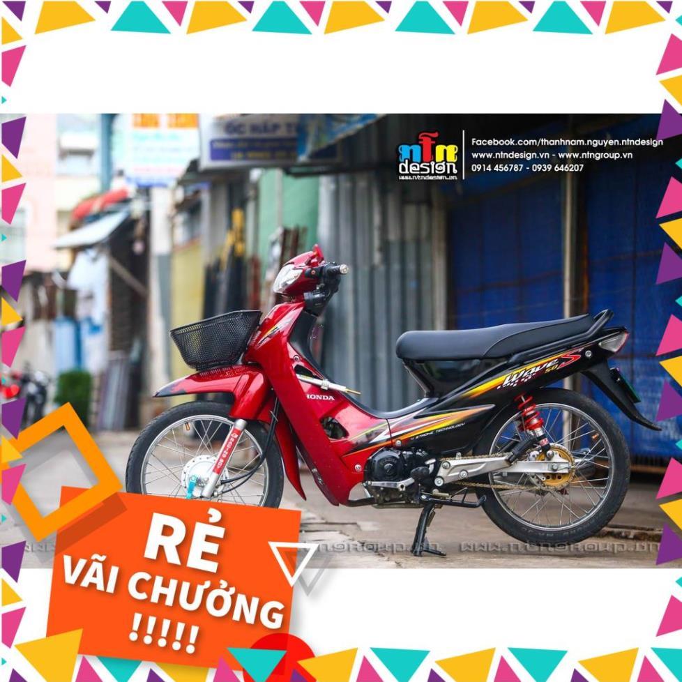 Tem Rời Wave Nhỏ Mẫu Wave S Đỏ Đen