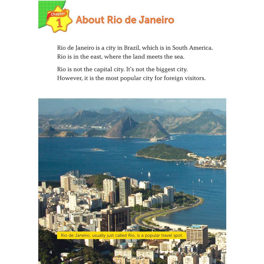 [Compass Reading Level 5-6] O la, Rio de Janeiro! - Leveled Reader with Downloadable Audio Free - Sách chuẩn nhập khẩu từ NXB Compass