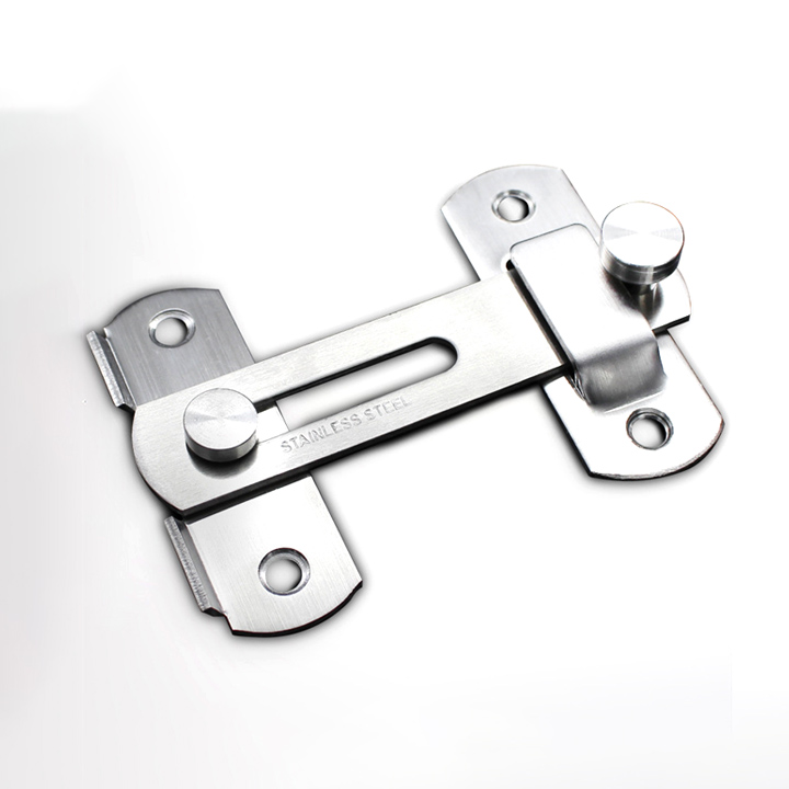 Bộ chốt cài cửa trượt, cửa lùa có then cài làm bằng inox 201 không gỉ
