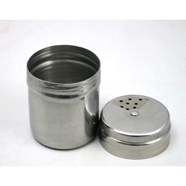 Lọ đựng tăm-tiêu-gia vị inox