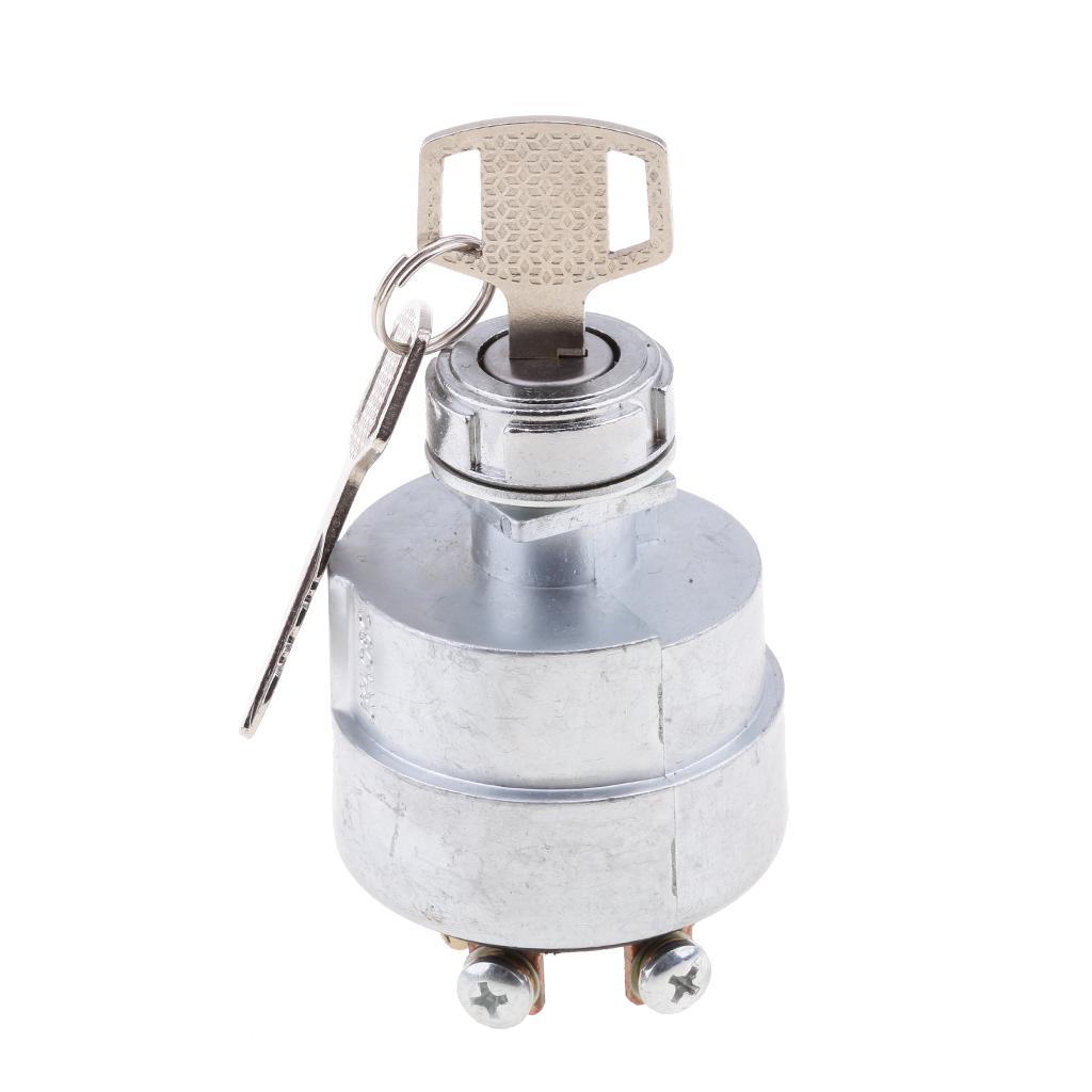 Universal Replacement Ignition Switch Cylinder With 2 Keys for Tractor