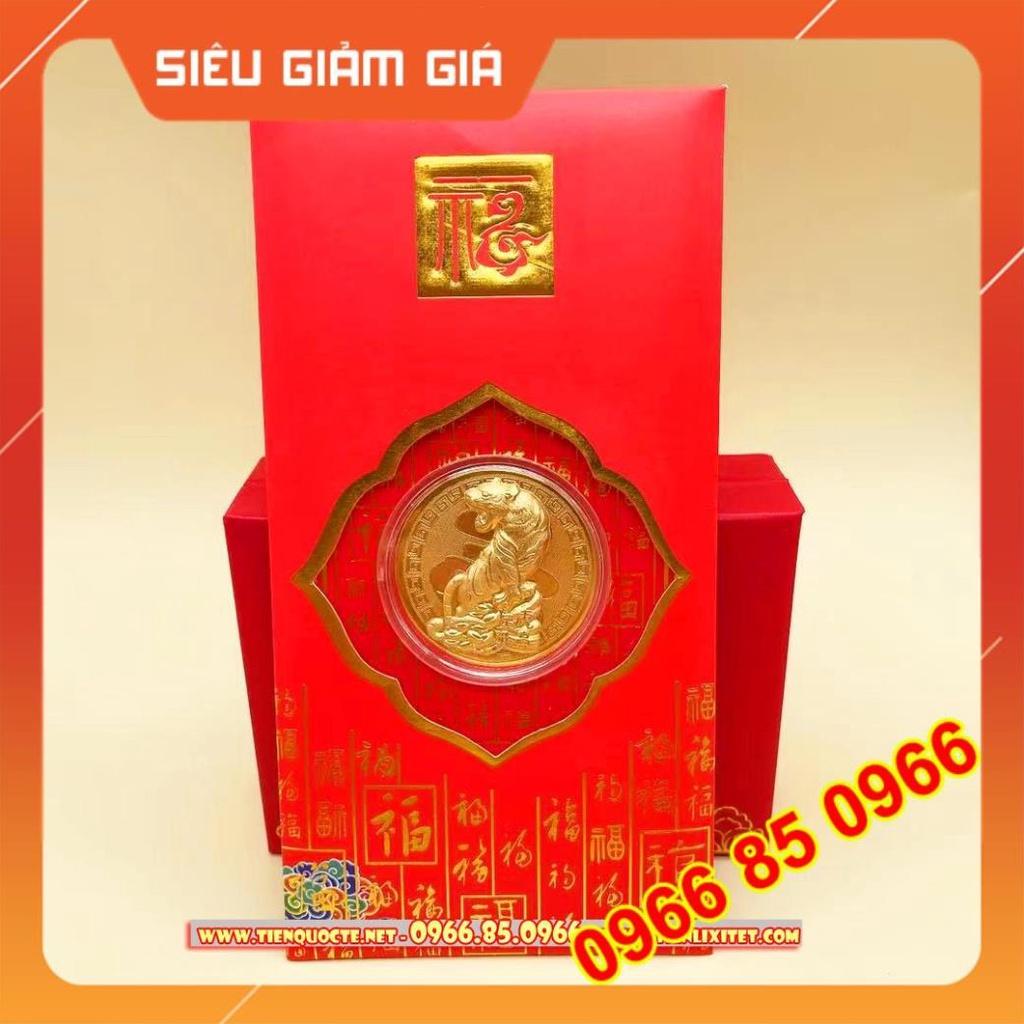 Bao Lì Xì Cọp Vàng 24K Tết Nhâm Dần 2022 (M4) FREE SHIP Lì Xì Hổ Vàng Thần Tài May Mắn Ý Nghĩa