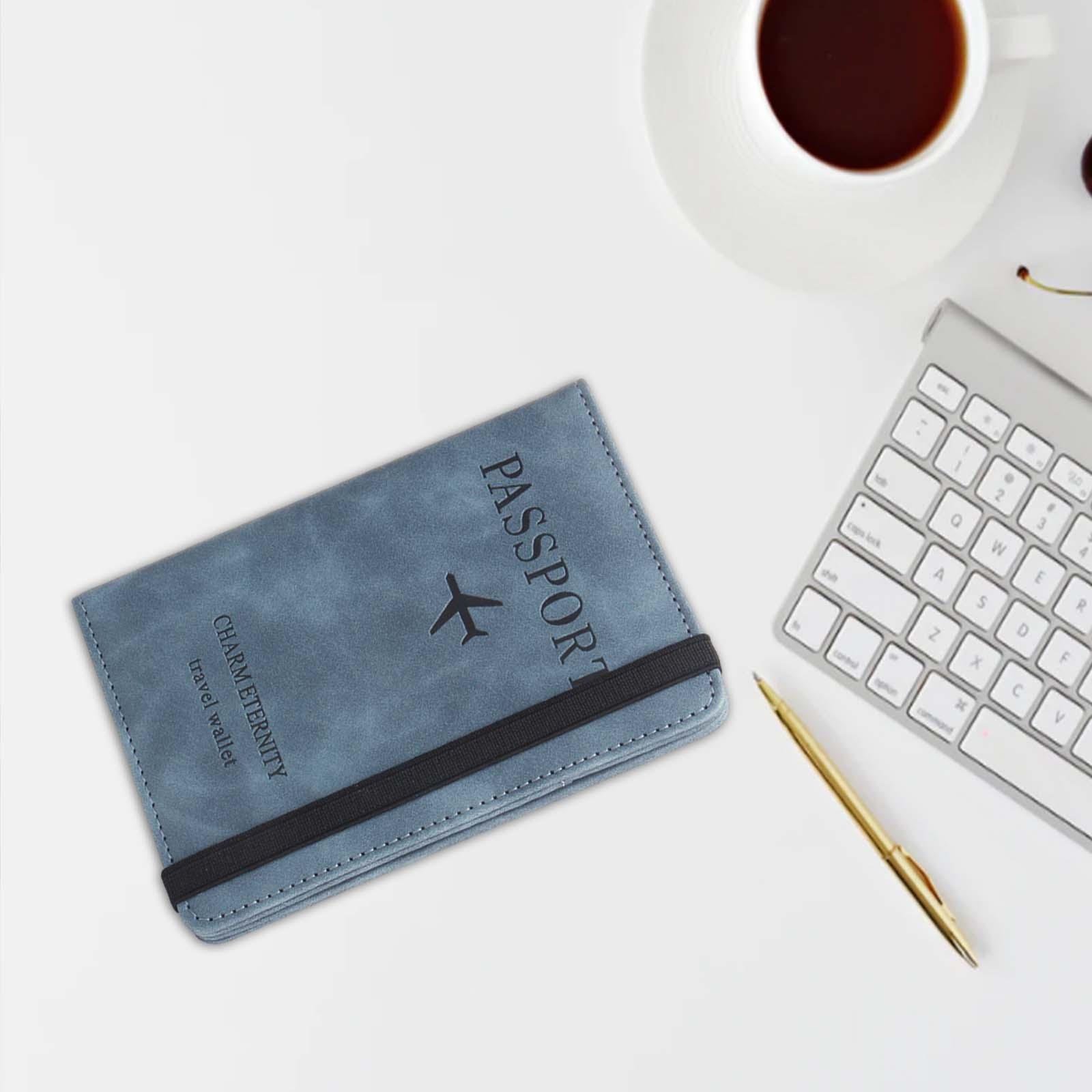 Holder, , Blocking Card Holder Purse PU Leather Cover Protector for Men, Women, Business