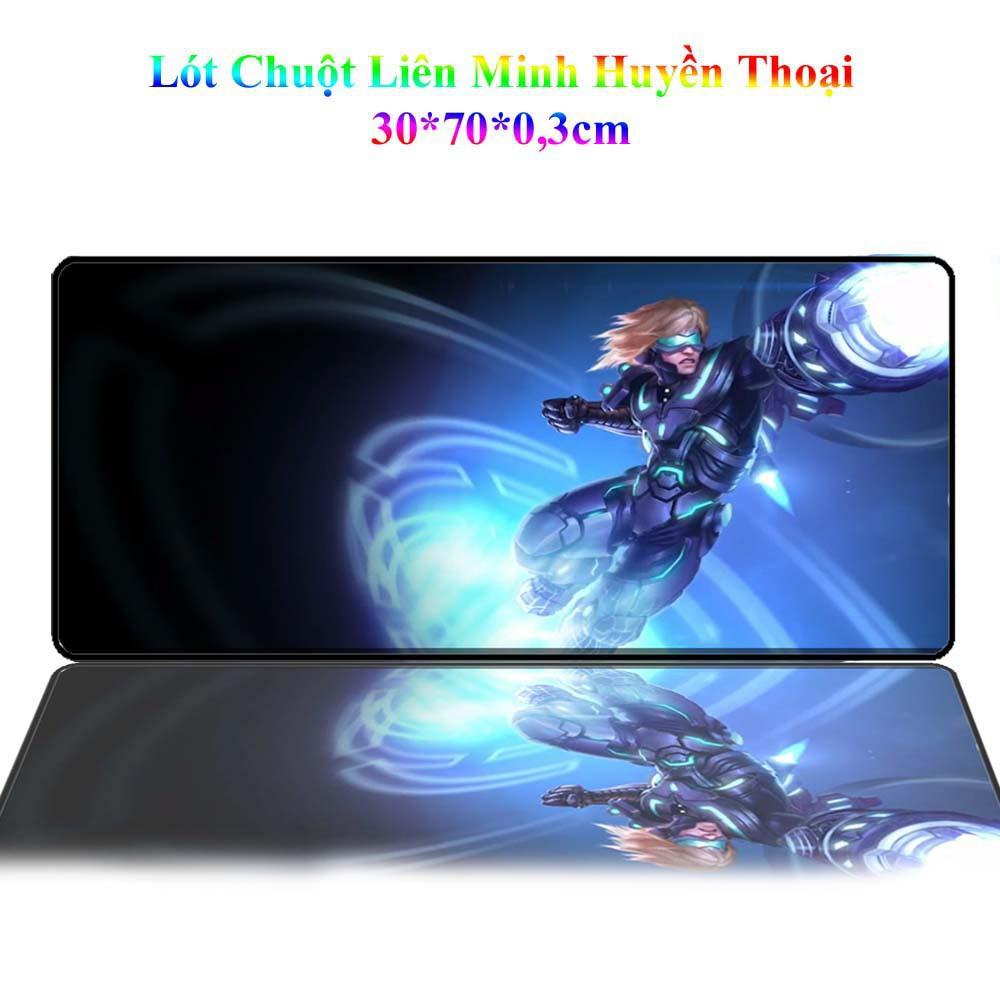 LÓT CHUỘT HÌNH GAME 70CMX30CMX3 LY KHÂU VIỀN Mẫu Ngẫu Nhiên