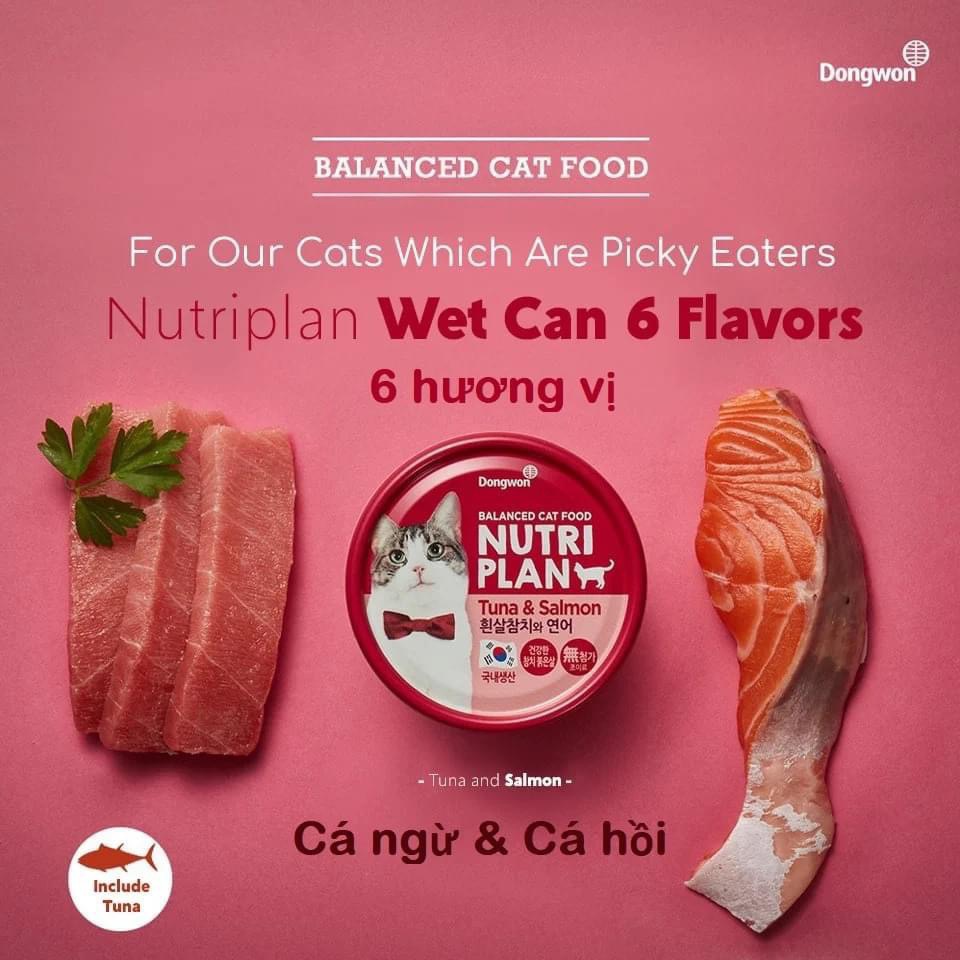 Pate NUTRI PLAN Cân Bằng Dinh Dưỡng & Hỗ Trợ Chức Năng Nhiều Vị Cho Mèo 160Gr - Dòng Sản Phẩm Cao Cấp Đến Từ Hàn Quốc