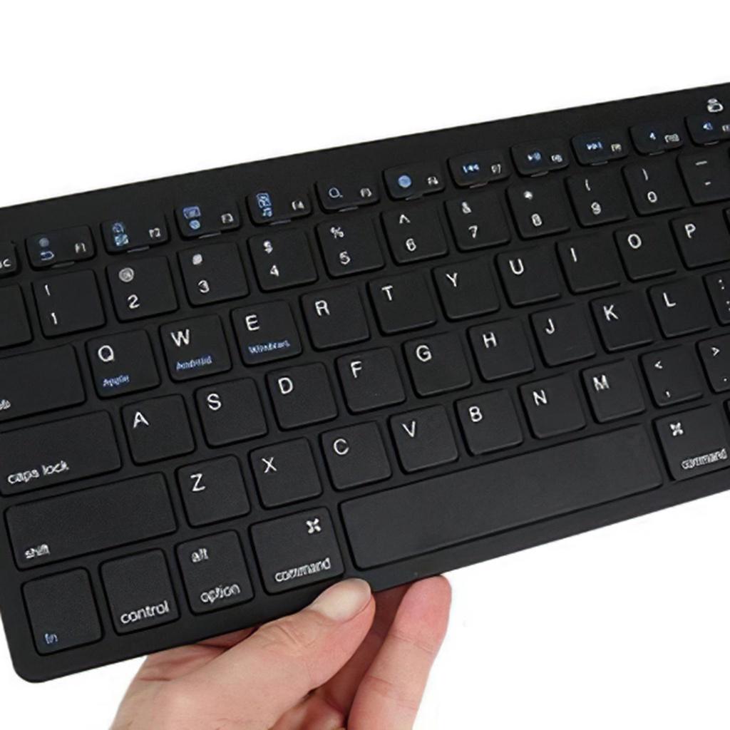 Keyboard Bluetooth Keyboard Lightweight High Quality Easy to Use Wireless Keyboard PC Laptop Computer Cordless ELEN