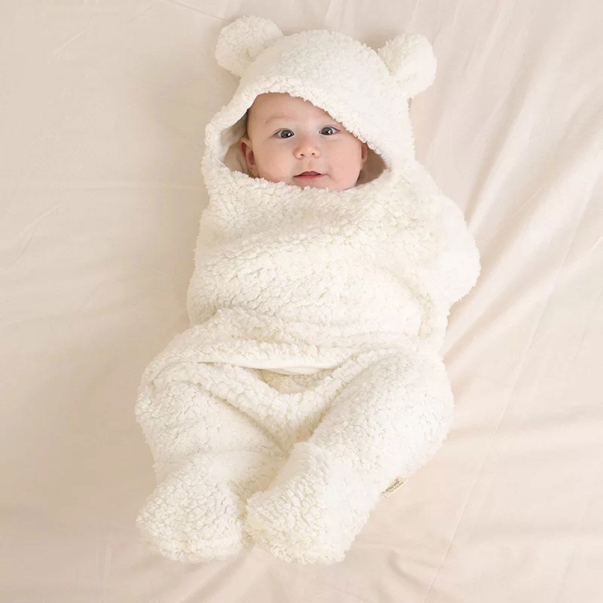 Chăn Quấn Ủ Kén Lông Cừu Baby Blanket Hình Thú Cao Cấp Cho Bé Yêu