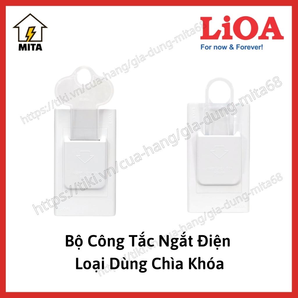 Bộ công tắc ngắt điện LiOA loại dùng chìa khóa kiểu A&amp;B 20A 250V