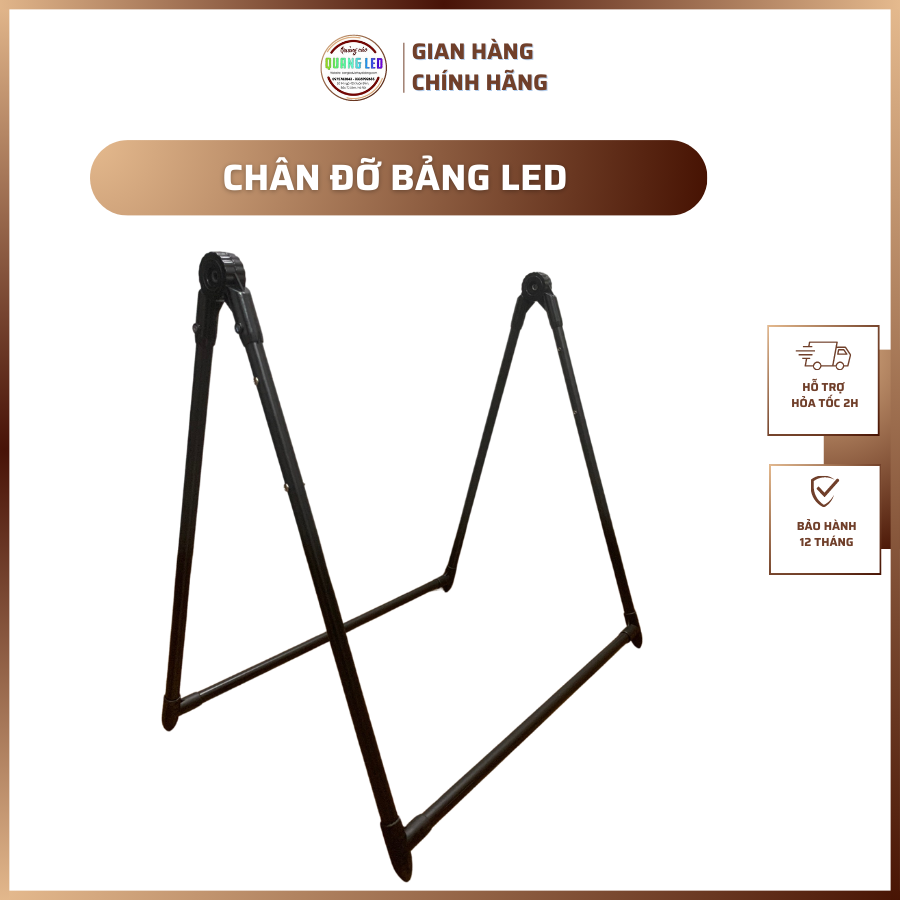 Chân giá gắn bảng dựng khung tranh - bảng led huỳnh quang