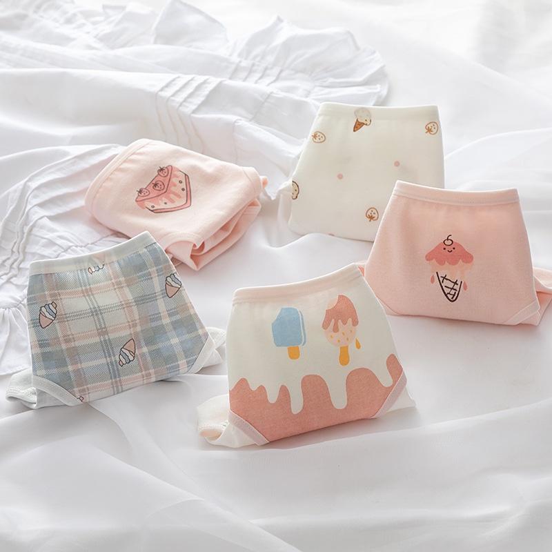 Quần Lót Nữ Cotton Hình Kem Cô Gái Ngang Eo .Hàng Loại Đẹp.