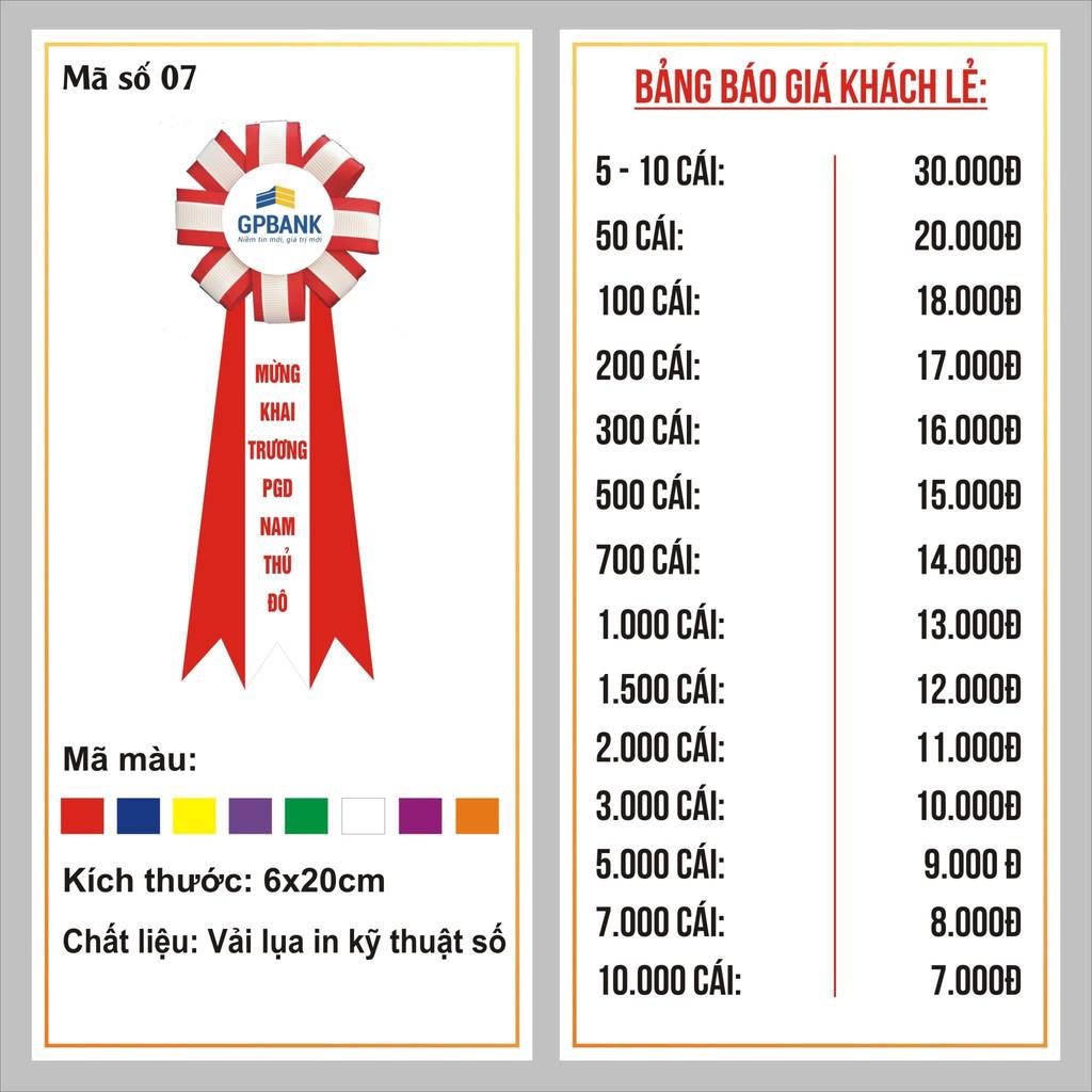 Hoa cài áo đại biểu