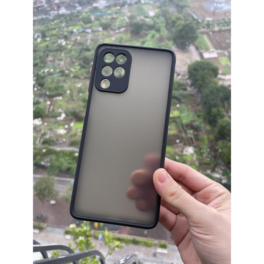Ốp lưng cho Samsung Galaxy M62 , F62 viền dẻo đen lưng nhám mờ bảo vệ camera