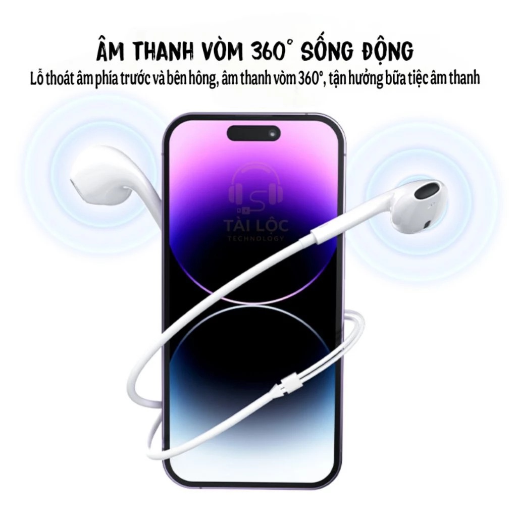 Tai Nghe có Dây Nhét Tai Earthphone Siêu Rẻ Bền Chất Lượng Type C jack 3.5 cho điện thoại smartphone IP IOS ANDROID - miếng lót chuột