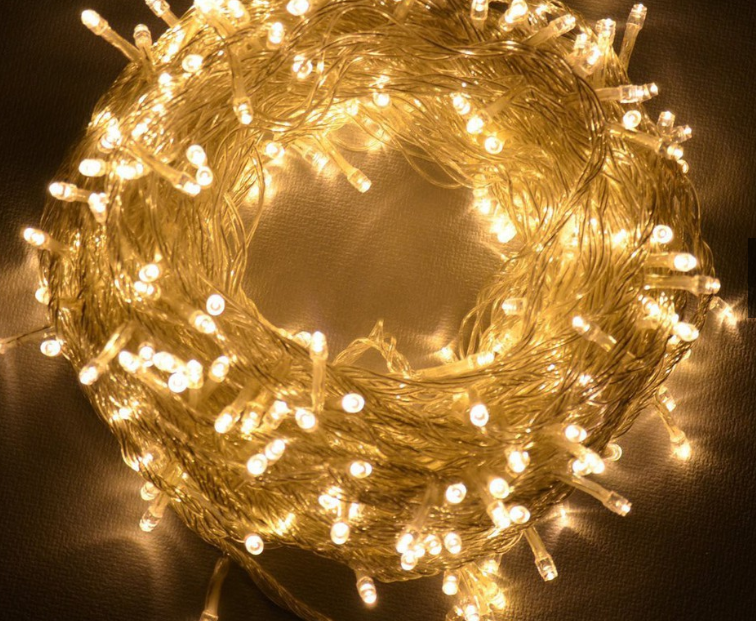 Dây đèn chớp trang trí Noel cắm điện