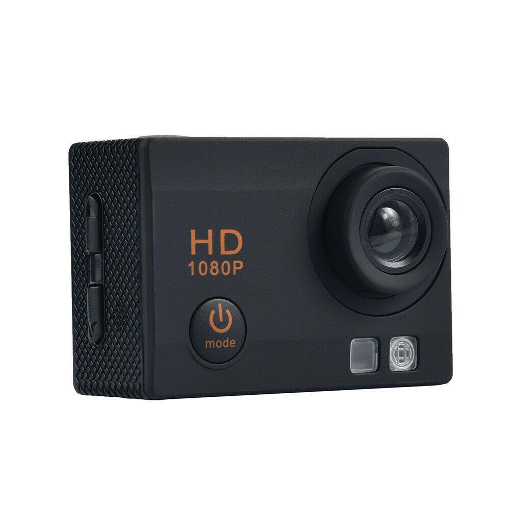 Động cơ màu đen xe đạp xe máy hành động Máy ảnh thể thao Mũ bảo hiểm DV Cam HD 1080p