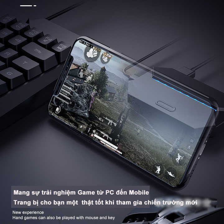 BỘ CHUYỂN ĐỔI HN G6 hỗ trợ chơi game PUBG Mobile cho Android, IOS, iPad như PC